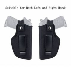 Universal Tactical Gun Holster Concealed Carry Holsters Belt Metal Clip IWB OWB Holster Airsoft Gun Bag for All Size Handguns-Camping & Hiking