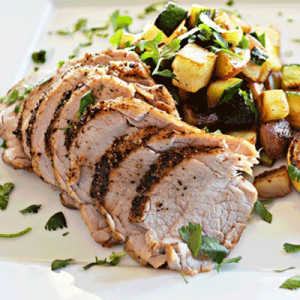 Mediterranean Grilled Pork Roast