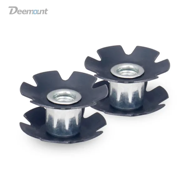 Deemount 2PCS/Lot Bicycle Front Fork Mount Core MTB Fastening Bolts Star Nuts for 1-1/8" 28.6mm Steerer Threadless Fork-Cycling