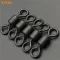 40pcs Carp Fising UK 8# Rolling Swivels Connectors Copper Stainless Steel Fishing Tackle PVA Clips Quick Change Swivels-Water Sports